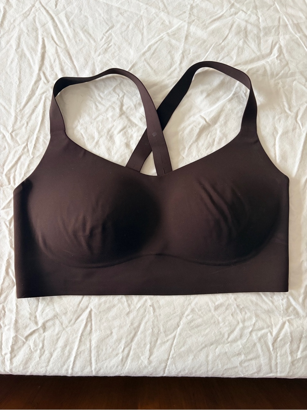 Offline Real Me Xtra Seamless Sports Bra - Chocolate Brown
